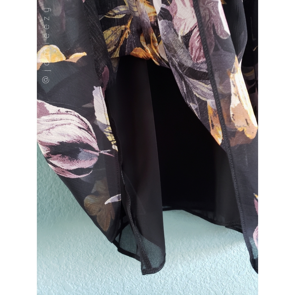 Topshop | NWT Floral Print Tiered Ruffle Dress - Picture 8 of 10